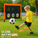 Kids Soccer Goals Set for Backyard Practice Portable by LJGDeals
