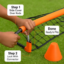 Kids Soccer Goals Set for Backyard Practice Portable by LJGDeals