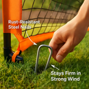 Kids Soccer Goals Set for Backyard Practice Portable by LJGDeals