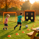 Kids Soccer Goals Set for Backyard Practice Portable by LJGDeals