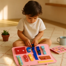 Kids Busy Board: Sensory Montessori Toy for 1-6 by LJGDeals