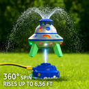 UFO Water Sprinkler with LED Lights Toy Outdoor by LJGDeals