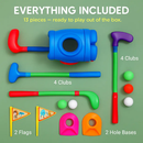 Toddler Golf Set with Cart, Balls, Clubs & Flags by LJGDeals