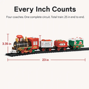 Electric Christmas Train Set with Sound and Lights by LJGDeals