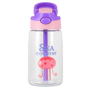 Leak-Proof Kids Water Bottle with Straw and Push Button by LJGDeals