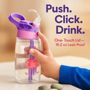 Leak-Proof Kids Water Bottle with Straw and Push Button by LJGDeals