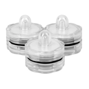 3Pcs Submersible LED Tea Lights Waterproof Candle Lights Battery Operated Decor Lamp by LJGDeals
