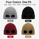 Knit Beanie Hat with Goggles for Cold Weather by LJGDeals