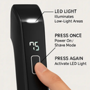 2-in-1 Electric Body Trimmer with LED Light by LJGDeals
