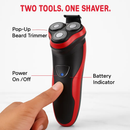 Electric Shaver with 3D Floating Heads and Pop-Up Trimmer by LJGDeals