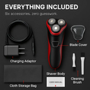 Electric Shaver with 3D Floating Heads and Pop-Up Trimmer by LJGDeals