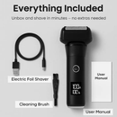Electric Foil Face Shaver with 5 Precision Blades by LJGDeals