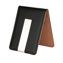 Unisex PU Leather Wallet RFID Blocking Slim Bifold Credit Card Holder with Money Clip by LJGDeals