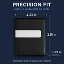 Unisex PU Leather Wallet RFID Blocking Slim Bifold Credit Card Holder with Money Clip by LJGDeals