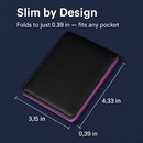 Unisex PU Leather Wallet RFID Blocking Slim Bifold Credit Card Holder with Money Clip by LJGDeals