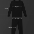 Thermal Underwear Set for Men - Long Johns Top & Bottom by LJGDeals