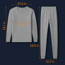 Thermal Underwear Set for Men - Long Johns Top & Bottom by LJGDeals