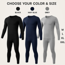 Thermal Underwear Set for Men - Long Johns Top & Bottom by LJGDeals