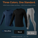 Thermal Underwear Set for Men - Long Johns Top & Bottom by LJGDeals