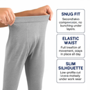 Thermal Underwear Set for Men - Long Johns Top & Bottom by LJGDeals
