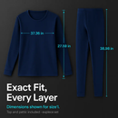 Thermal Underwear Set for Men - Long Johns Top & Bottom