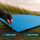 Beach Blanket Waterproof Foldable Picnic Mat for Outdoors by LJGDeals