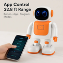 AI Dancing Robot Toy Smart Interactive Learning & Entertainment Robot for Kids with Bluetooth Music Programmable Moves Voice Assistant by LJGDeals