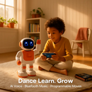 AI Dancing Robot Toy Smart Interactive Learning & Entertainment Robot for Kids with Bluetooth Music Programmable Moves Voice Assistant by LJGDeals