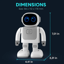 AI Dancing Robot Toy Smart Interactive Learning & Entertainment Robot for Kids with Bluetooth Music Programmable Moves Voice Assistant by LJGDeals
