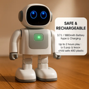 AI Dancing Robot Toy Smart Interactive Learning & Entertainment Robot for Kids with Bluetooth Music Programmable Moves Voice Assistant by LJGDeals