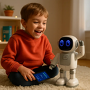 AI Dancing Robot Toy Smart Interactive Learning & Entertainment Robot for Kids with Bluetooth Music Programmable Moves Voice Assistant by LJGDeals