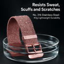 Stainless Steel Classic Buckle Band for Everyday Wear by LJGDeals