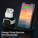 Wireless Charging Station for iPhone, Watch & Earbuds by LJGDeals