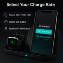 Wireless Charging Station for iPhone, Watch & Earbuds by LJGDeals