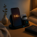 Wireless Charging Station for iPhone, Watch & Earbuds by LJGDeals