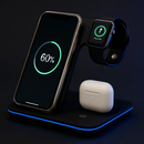 3-in-1 Wireless Charger Stand with 15W Fast Charging by LJGDeals
