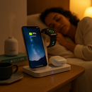 3-in-1 Wireless Qi Charger Dock for iPhone, Watch AirPods by LJGDeals