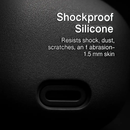 Case with Silicone Cover, Strap and Ear Hooks by LJGDeals