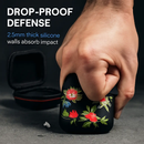 Case with Silicone Cover, Strap and Ear Hooks by LJGDeals