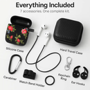 Case with Silicone Cover, Strap and Ear Hooks by LJGDeals