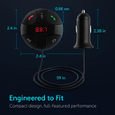 Wireless FM Transmitter Car Kit for Hands-Free Calls by LJGDeals