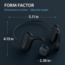 Wireless Bone Conduction Headphone Open Ear Sports Headset by LJGDeals