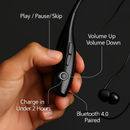 iNOVA Wireless Sports Stereo Hands Free Headset for Phone and Tablet in Black by LJGDeals