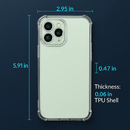 Shockproof Clear Phone Case for iPhone - Protective & Clear by LJGDeals