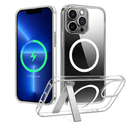 Metal Kickstand Clear Case for iPhone – MagSafe Ready by LJGDeals