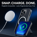 Metal Kickstand Clear Case for iPhone – MagSafe Ready by LJGDeals