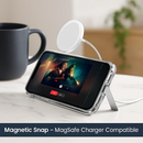 Metal Kickstand Clear Case for iPhone – MagSafe Ready by LJGDeals