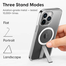 Metal Kickstand Clear Case for iPhone – MagSafe Ready by LJGDeals