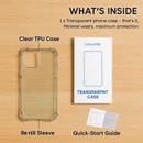 Shockproof Clear Phone Case for iPhone - Protective & Clear by LJGDeals