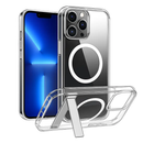 Metal Kickstand Clear Case for iPhone – MagSafe Ready by LJGDeals